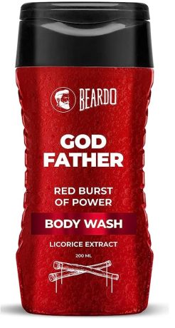 Beardo Godfather Body Wash for Men 200ml | Powerful and Energising bodywash for men |Luxurious lather and Refreshing shower gel