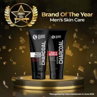 BEARDO Charcoal Face Wash, 50ml and Charcoal Face Scrub, 50gm Gift Set Kit (Pack of 2)  (2 Items in the set) - Image 5