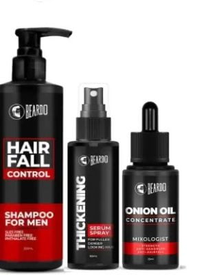 BEARDO Hair Thickening Combo  (3 Items in the set)