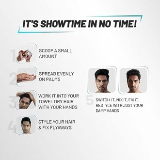 Wild Stone CODE Hair Styling Clay for Men, 40 gm| Long Lasting Strong Hold| Matte Finish with Volume - Image 4