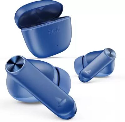 boAt Airdopes Atom 83 with 50Hrs Playback, Quad Mics ENx Technology & Beast Mode Bluetooth Headset (Bold Blue, True Wireless)