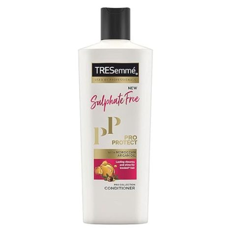 TRESemme Pro Protect , Conditioner, 190 Millilitre, For Frizzy Hair, With Moroccan Argan Oil, Gentle Care For Treated Hair, Sulphate & Paraben-Free, For Men & Women