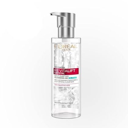 L'Oreal Paris Revitalift Deep Purifying Crystal Cleansing Gel, 120 ML