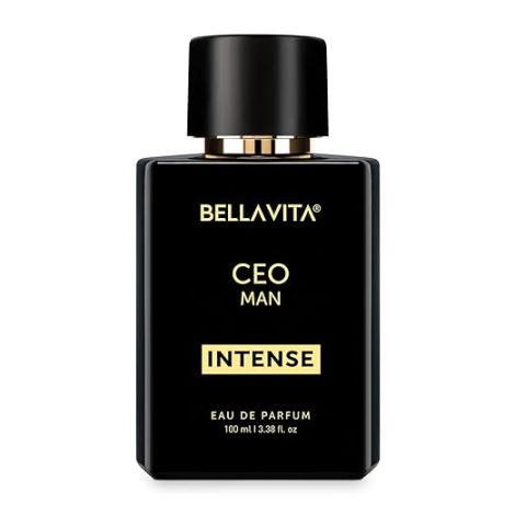 Bella Vita Luxury Ceo Men Intense Eau De Parfum Liquid Perfume With Bergamot, Lavender & Orchid|Woody & Musky Long Lasting Edp Fragrance Scent, 100 Ml