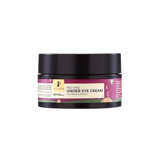 Pilgrim Red Vine, Retinol & Vitamin C Under Eye Cream for dark circles for women & men| Dark circle remover cream| Dark circles cream for eye| Eye cream for dark circles and wrinkles, puffy eyes| 30gm