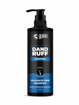 Beardo Dandruff Control Sulphate Free Shampoo for men 200 ml | Anti Dandruff | Sulphate and Paraben Free | Menthol & Biotin for Dandruff Control & Itchy Scalp