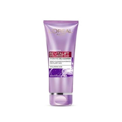 L'Oreal Paris Revitalift Gel Cleanser, Gentle Cleansing and Hydration, With Hyaluronic Acid, 50ml