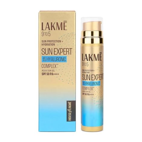 LAKMÉ Sun Expert 1% Nia C Gel Sunscreen Spf 50 Pa++++ For Uva/B, No White Cast, For Hydration 56G - All