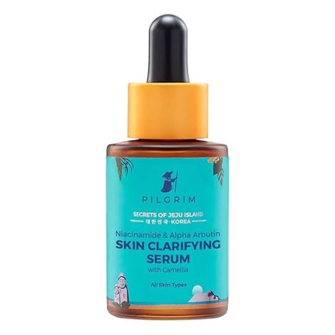 PILGRIM Niacinamide 5% + Alpha Arbutin 1% Skin Clarifying Serum for acne & acne marks | All Skin Types | For Men & Women | Korean Skin Care | Vegan & Cruelty-free | 30ml
