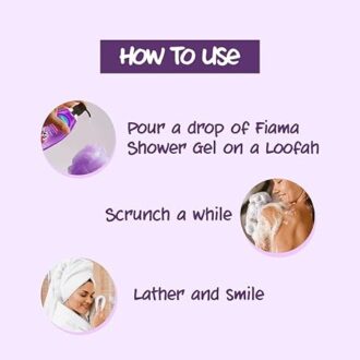 Fiama Body Wash Shower Gel Blackcurrant & Bearberry, 895 ml Family Pack, Body Wash for Women & Men with Skin Conditioners for Radiant Glow, Suitable for All Skin Types - Image 3