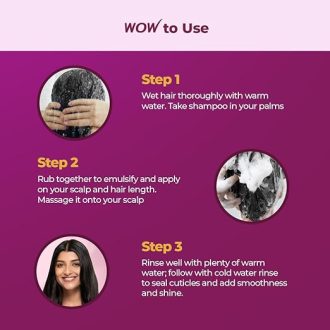 WOW Skin Science Onion Oil Shampoo with Red Onion Seed Oil Extract, Black Seed Oil & Pro-Vitamin B5 | Controls Hair fall | Helps Strengthen Hair | No Sulphate No Paraben | For Men & Women - 1ltr - Image 5