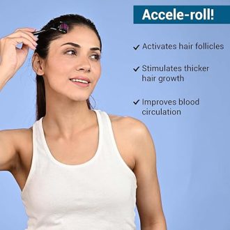 Sotrue Derma Roller For Hair Growth 1 mm with 540 Stainless Steel Needles | Repairs Damaged Hair, Activates Hair Follicles | For Hair Fall & Hair Thickening | Reduces Acne Scars | Safe & Effective To Use - Image 4