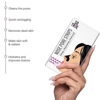 Sotrue Charcoal Nose Pore Deep Cleansing Strips | For Blackheads and Whiteheads Removal | Aloe vera Extract, Activated Charcoal | Pack of 5 Nose Strips - Image 3