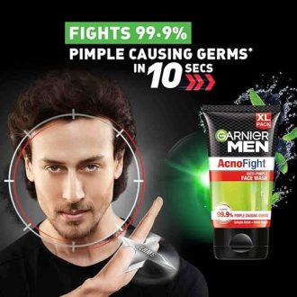 Garnier Men Acno Fight Anti Pimple Face Wash, Anti Pimple Face Wash with Salicylic Acid and Herba Repair, Suitable for all Skin Types, 150g - Image 3