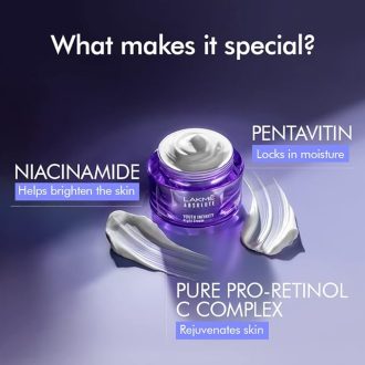 Lakme Absolute Youth Infinity Night Crème, Bright & Firm Looking Skin with Pro-Retinol C complex, 50 g - Image 3