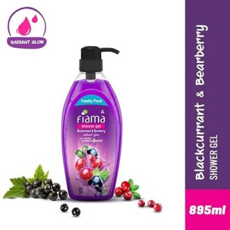 Fiama Body Wash Shower Gel Blackcurrant & Bearberry, 895 ml Family Pack, Body Wash for Women & Men with Skin Conditioners for Radiant Glow, Suitable for All Skin Types - Image 2