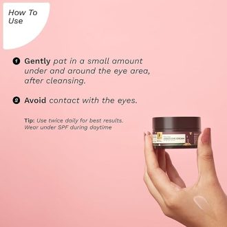 Pilgrim Red Vine, Retinol & Vitamin C Under Eye Cream for dark circles for women & men| Dark circle remover cream| Dark circles cream for eye| Eye cream for dark circles and wrinkles, puffy eyes| 30gm - Image 4