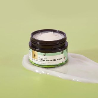 PILGRIM Spanish Squalane (Plant) Glow Sleeping Mask with alpha arbutin & hyaluronic acid | Face pack for glowing skin & skin hydration | For women & men | Fragrance free | No parabens & sulphates|50gm - Image 5