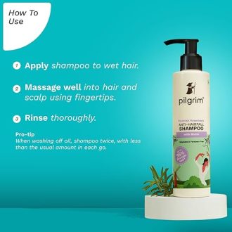 Pilgrim Spanish Rosemary & Biotin Anti Hairfall Shampoo for Reducing Hair Loss & Breakage | Upto 95% stronger hairs | Suitable for all hair types | For Men & Women 200ml - Image 5