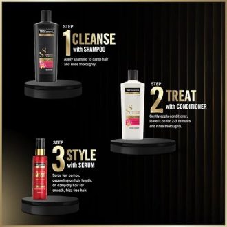 TRESemme Smooth & Shine Shampoo 580 ml|| With Biotin & Silk Proteins For Silky Smooth Hair - Moisturises Dry & Frizzy Hair|| For Men & Women - Image 4
