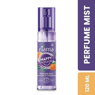 Fiama Happy Naturals Lavender & Tangerine Perfume Spray, 120ml, Floral & Woody, 24 hrs Fragrance, Safe on Sensitive Skin - Image 2