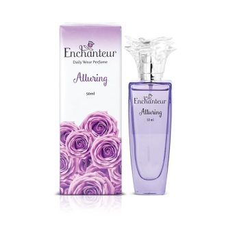 Enchanteur Alluring Perfume For Women, 50Ml - Rose, Liquid