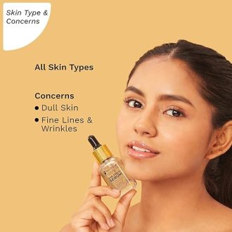 Pilgrim 24K Gold Face Serum With Niacinamide & Hyaluronic Acid, Dewy Primer For Face Make-Up For All Skin Types, Korean Skin Care For Unisex, 20ml - Image 6