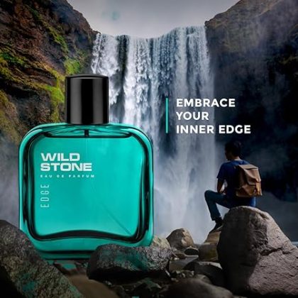 Wild Stone Edge Parfum for Men, Long Lasting Refreshing Every day Wear Fragrance, 100 ml|Premium Perfume|Gift for Husband