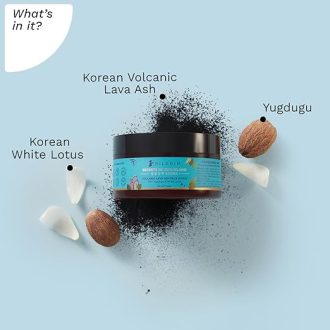 Pilgrim Face Scrub for De Tan, Exfoliation, Glowing Skin, Blackhead Removal, Dry, Oily, Combination Skin, Men and Women, Korean Beauty Secrets, 100g - Image 3