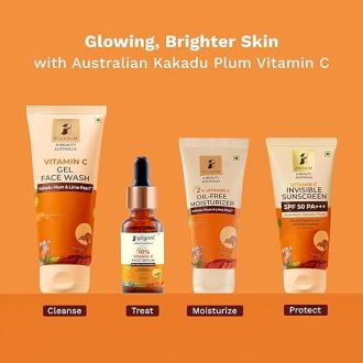 Pilgrim 10% Vitamin C Face Serum For Daily Brightness 30 ml | Face serum for glowing skin | Reduces Dark Spots & Evens Skin Tone | Fragrance Free | For Men and Women | All Skin Types | - Image 2