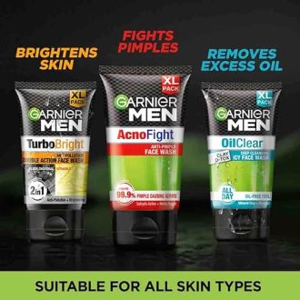 Garnier Men Acno Fight Anti Pimple Face Wash, Anti Pimple Face Wash with Salicylic Acid and Herba Repair, Suitable for all Skin Types, 150g - Image 7