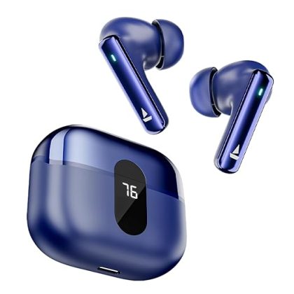 boAt Newly Launched Airdopes 121 Pro Plus TWS in Earbuds with 100 hrs Playtime, 4 Mics with ENx™, 50ms low-latency BEAST™ Mode, ASAP™ Charge, IWP™ Tech, BT v5.3 & IPX5(Blue)