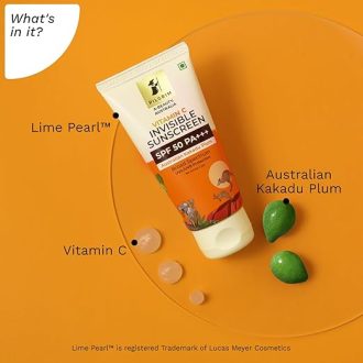 Pilgrim Vitamin C Invisible Sunscreen SPF 50 PA+++ for women & men with Australian Kakadu Plum | Broad spectrum, UVA/UVB Protection, Lightweight Gel | No White Cast | All Skin Types | 45ml - Image 4