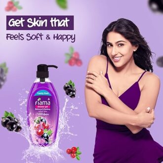 Fiama Body Wash Shower Gel Blackcurrant & Bearberry, 895 ml Family Pack, Body Wash for Women & Men with Skin Conditioners for Radiant Glow, Suitable for All Skin Types - Image 5