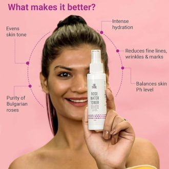 Sotrue Rose Water Spray For Face | Alcohol Free Face Toner with Bulgarian Rose & Hyaluronic Acid 100ml | Skin Refining, Pore Tightening | Suitable for Oily, Acne Prone, Dry and Normal Skin - Image 6
