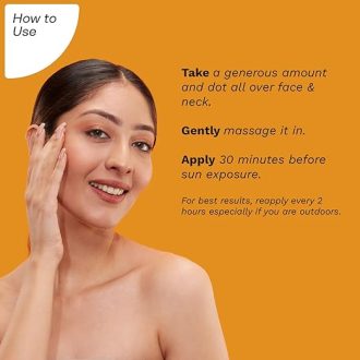 Pilgrim Vitamin C Invisible Sunscreen SPF 50 PA+++ for women & men with Australian Kakadu Plum | Broad spectrum, UVA/UVB Protection, Lightweight Gel | No White Cast | All Skin Types | 45ml - Image 2