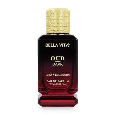 Bella Vita Luxury Men Oud Dark Eau De Parfum Intense Liquid Perfume With Grapefruit, Orris, Vetiver |Woody, Musky Long Lasting Edp Fragrance Scent 100 Ml