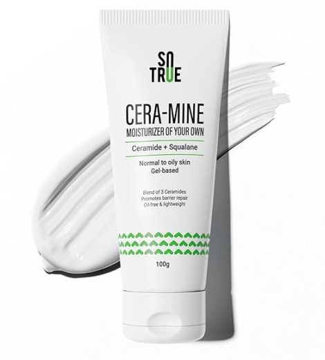 Sotrue Ceramide Gel Face Moisturizer for Oily & Acne Prone Skin | Oil-Free Gel Moisturizer With Squalene |Fast Absorbing For Women & Men | 100g