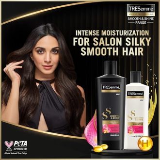 TRESemme Smooth & Shine Shampoo 580 ml|| With Biotin & Silk Proteins For Silky Smooth Hair - Moisturises Dry & Frizzy Hair|| For Men & Women - Image 3