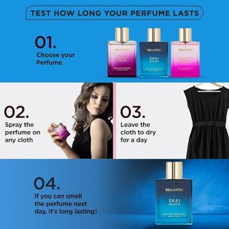Bella Vita Luxury Skai Aquatic Unisex Eau De Cologne with Bergamot, Lavender & Patchouli|Premium, Long Lasting Woody Fragrance for Men & Women, 100 ML - Image 2