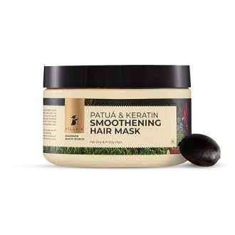 Pilgrim Amazonian Patuá&Keratin Strengthening Hair Mask For Dry&Frizzy Hair With Sacha Inchi For Women&Men|Hair Mask For High Shine&Hydration|Hair Mask For Smoothening Hair|Silicon Free|200Gm