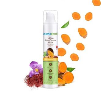 Mamaearth Ubtan Day Cream with SPF 30, with Turmeric & Saffron for Skin Brightening – 50 g - Image 2
