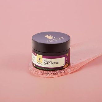 PILGRIM French Red Vine Face Scrub with Mulberry Extract & Aloe for Glowing Skin, Tan Removal, De-Pigmentation, Dry, Oily, Combination Skin, Men & Women, 50gm - Image 3