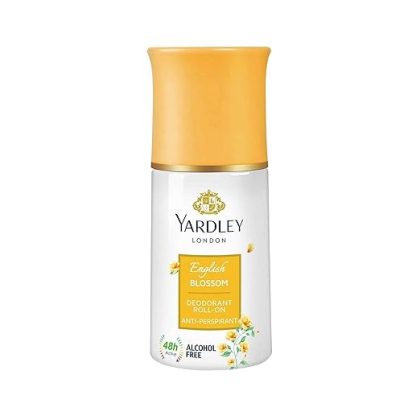 Yardley English Blossom Deodorant Roll- On for Women, 50 Milliliters