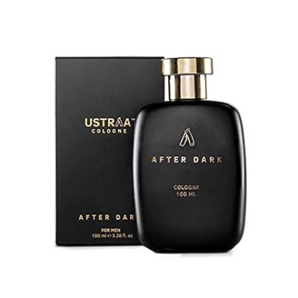 Ustraa After Dark Cologne - 100ml - Perfume for Men | with Saffron, Oudh, Musk notes | Ideal for night occasions | Long-lasting fragrance with no gas