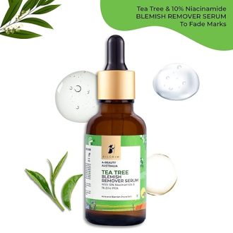 Pilgrim Tea Tree & 10% Niacinamide blemish-remover serum with Zinc PCA for acne prone skin | Niacinamide serum for acne| Acne scar reducing 10% Niacinamide serum for face | Women & Men | 30 ml - Image 2