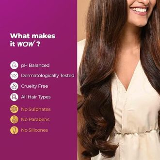 WOW Skin Science Onion Oil Shampoo with Red Onion Seed Oil Extract, Black Seed Oil & Pro-Vitamin B5 | Controls Hair fall | Helps Strengthen Hair | No Sulphate No Paraben | For Men & Women - 1ltr - Image 4