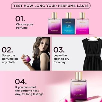 Bella Vita Luxury Date Woman Eau De Parfum Perfume with Pink Pepper, Jasmine & Vanilla|Premium, Long Lasting Floral & Fruity Fragrance for Women, 100ML - Image 4