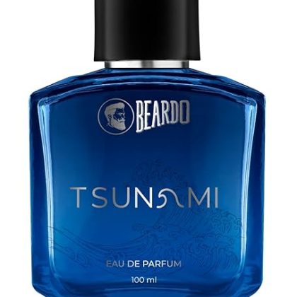 Beardo Perfume For Men - TSUNAMI, 100 ml | Intense Fresh - Marine Aromatic Notes | Strong Long Lasting Mens Perfume | EAU DE PARFUM Men|Ideal Gift For Men