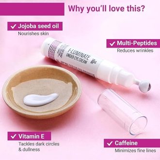 Sotrue i-luminate Under Eye Cream for Dark Circles for Women | For Puffy Eyes & Fine Lines, 15g | Enriched with Aloe Vera, Jojoba Seed & Vitamin E | Suitable for All Skin Types - Image 5